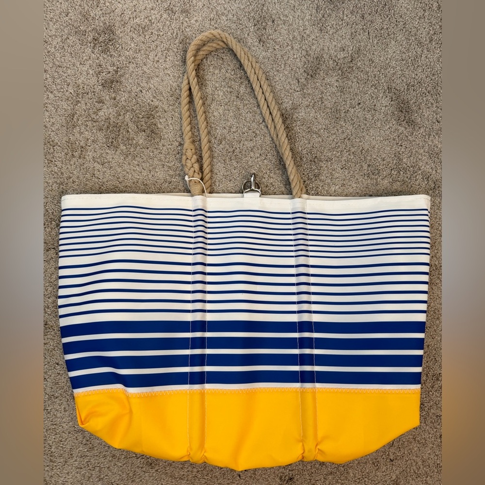Ogunquit Blue stripe Sea Bags beach tote
